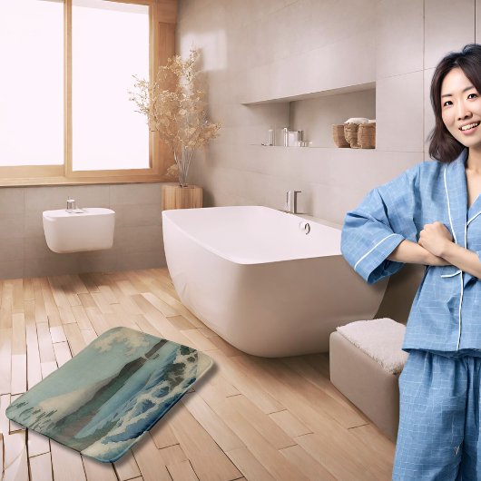 Meerblick - berühmte japanische Kunst Badhandtuch Set