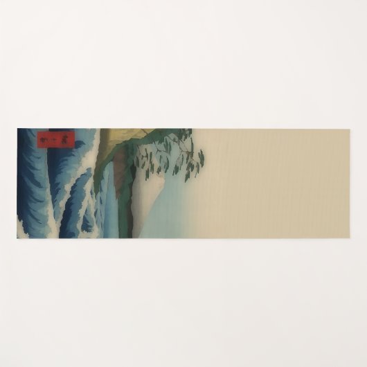 Meerblick - berühmte japanische Kunst Yoga Mat Yogamatte (Vorderseite (Horizontal))