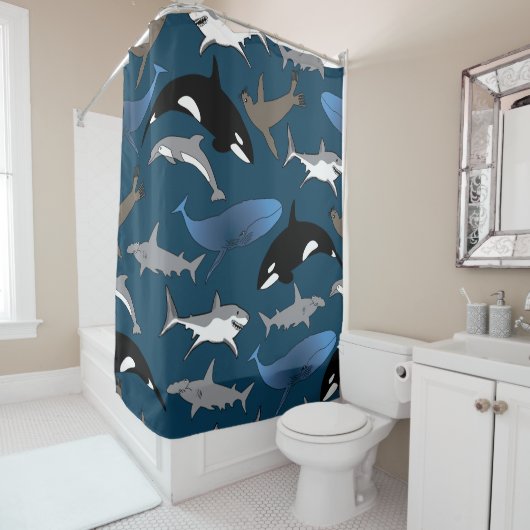 Meerblick Duschvorhang (Beispiel)