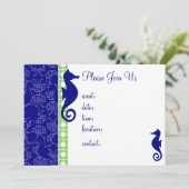 Meerblick Einladung (Stehend Vorderseite)