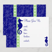 Meerblick Einladung (Vorne/Hinten)