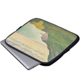 Meerblick Georges Pierre Seurat | an Laptopschutzhülle (Vorne Knopf)