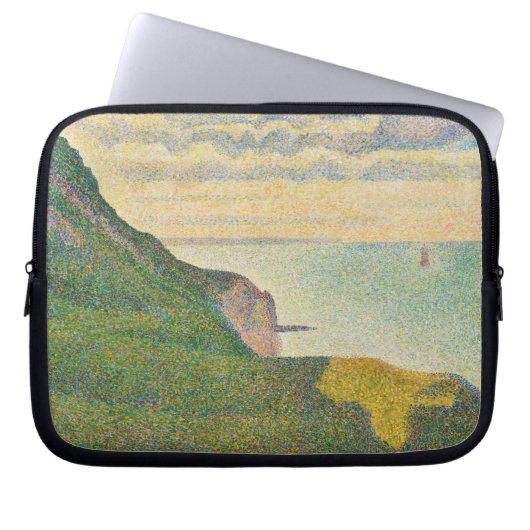 Meerblick Georges Pierre Seurat | an Laptopschutzhülle (Vorderseite)