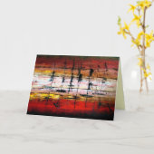 Meerblick-Gruß-Karte - steigender Sturm Karte (Gelbe Blume)