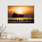 Meerblick - Gruß vom Meer Poster (Küche)