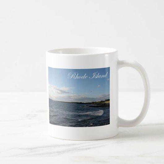 Meerblick in Rhode Island Kaffeetasse (Rechts)