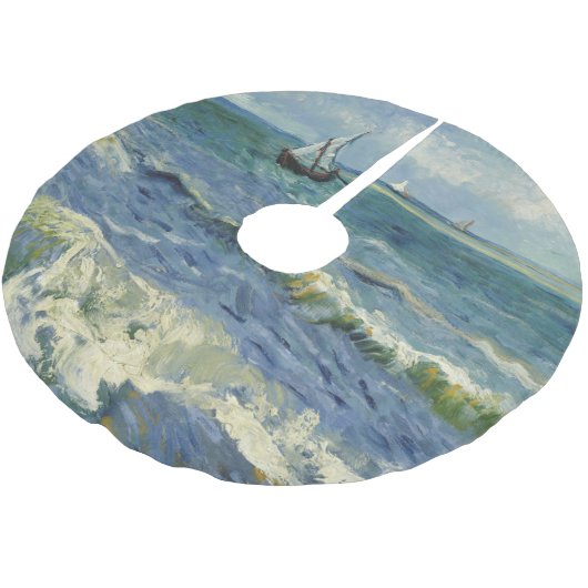 Meerblick Les Saintes-Maries-de-la-Mer durch Van Polyester Weihnachtsbaumdecke (Schrägansicht)