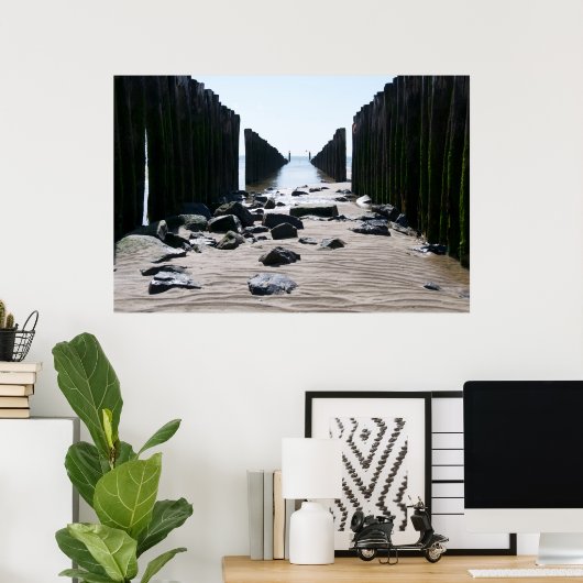 Meerblick - Meer Poster (Heimbüro)