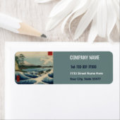 Meerblick mit dem Mount Fuji-Siegel (Insitu)