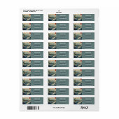 Meerblick mit dem Mount Fuji-Siegel (Vorne)