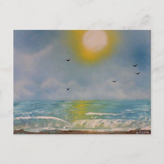 Meerblick Postkarte (Vorderseite)