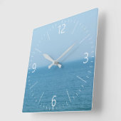 Meerblick Quadratische Wanduhr (Winkel)