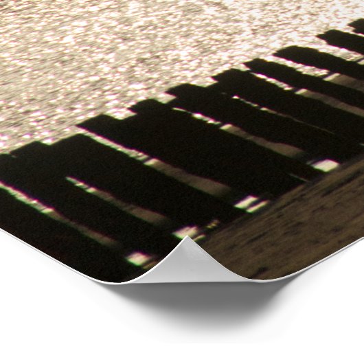 Meerblick - Schiff Poster (Ecke)