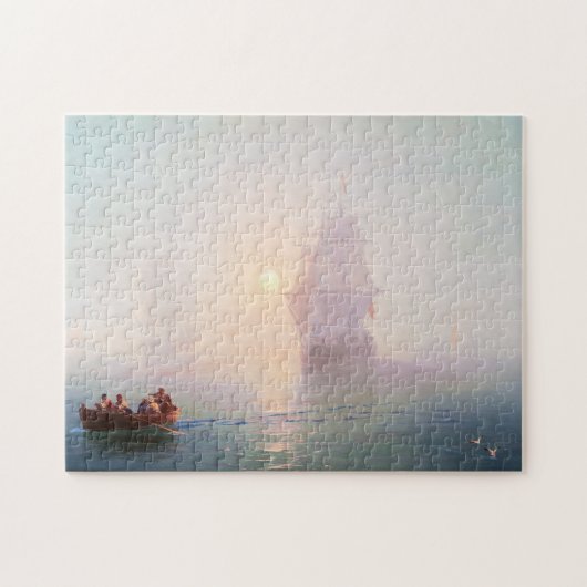 Meerblick Schiffs-Iwans Aivazovsky waterscape Meer Puzzle (Horizontal)