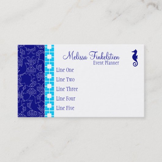 Meerblick Visitenkarte (Vorderseite)