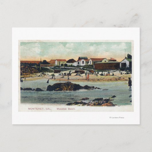 Meerblick von Macabee BeachMonterey, CA Postkarte (Vorderseite)