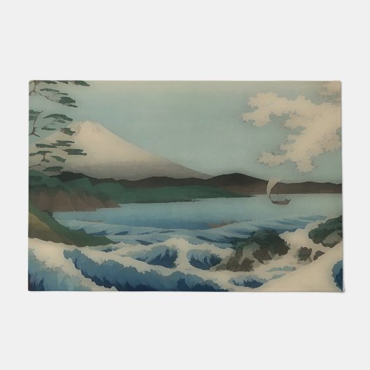 Meerblick von Satta Point Fußmatte (Vorderseite)