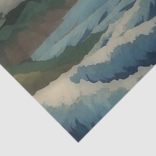 Meerblick von Satta Point Seidenpapier (Detail)