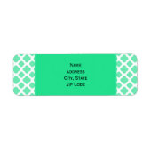 Meerbusch-Grünes Quatrefolienmuster (Vorne)