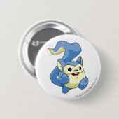 Meerca Blau Button (Vorne & Hinten)