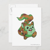 Meerca Camouflage Postkarte (Vorne/Hinten)