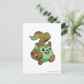 Meerca Camouflage Postkarte (Stehend Vorderseite)