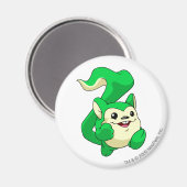 Meerca Green Magnet (Vorderseite/Rückseite)