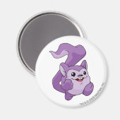 Meerca Lila Magnet (Vorderseite/Rückseite)