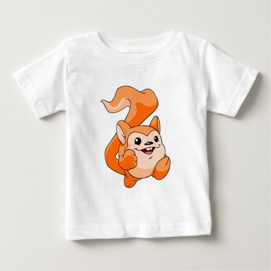 Meerca Orange Baby T-shirt (Vorderseite)