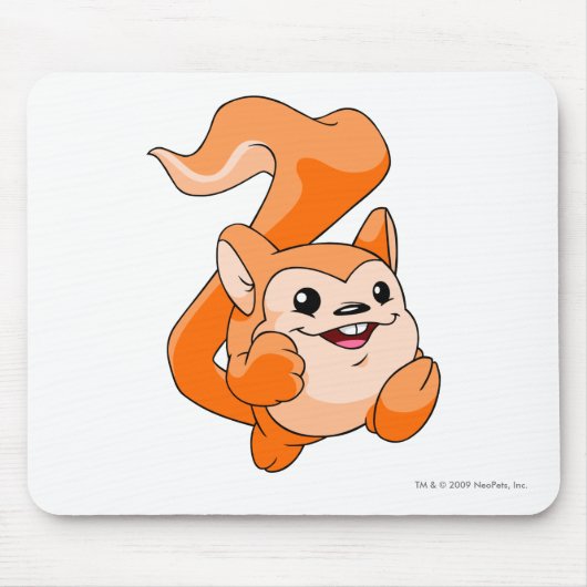Meerca Orange Mousepad (Vorne)