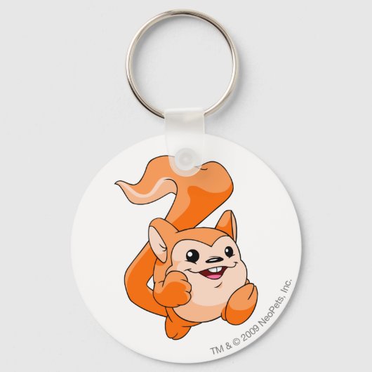 Meerca Orange Schlüsselanhänger (Vorderseite)