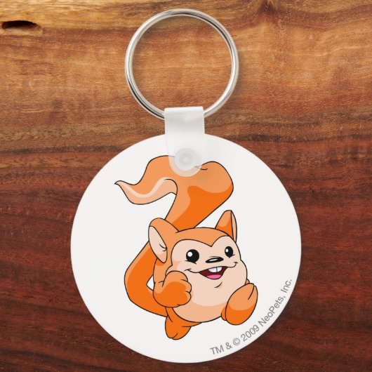 Meerca Orange Schlüsselanhänger (Vorderseite)