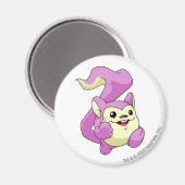 Meerca Pink Magnet (Vorderseite/Rückseite)