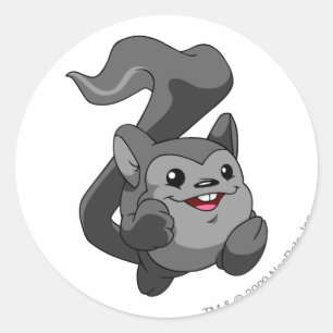 Meerca Shadow Runder Aufkleber