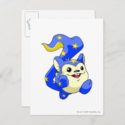 Meerca Starry Postkarte (Vorne/Hinten)