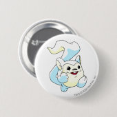 Meerca Weiß Button (Vorne & Hinten)