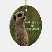 Meercat Merry Christmas Ornament (Rechts)