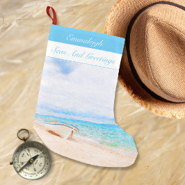 Meere und Grußboote Kleiner Weihnachtsstrumpf