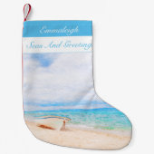 Meere und Grußboote Kleiner Weihnachtsstrumpf (Vorderseite)