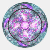 Meereier Runder Aufkleber (Vorderseite)