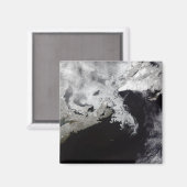 Meereis füllt den Golf von St. Lawrence Magnet (Vorderseite/Rückseite)