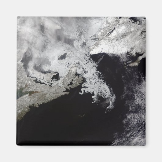 Meereis füllt den Golf von St. Lawrence Magnet (Vorne)