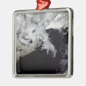 Meereis füllt den Golf von St. Lawrence Silbernes Ornament (Links)