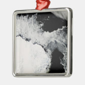 Meereis im südlichen Ozean Silbernes Ornament (Links)