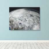 Meereis über Nordamerika Leinwanddruck (Insitu (Holzboden))