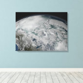 Meereis über Nordamerika Leinwanddruck (Insitu (Holzboden))