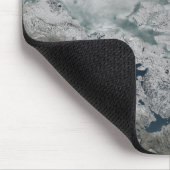 Meereis über Nordamerika Mousepad (Ecke)