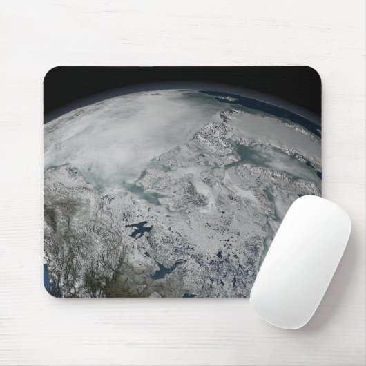 Meereis über Nordamerika Mousepad (Mit Mouse)