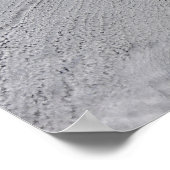 Meereis und Nebenstraßen im Beringmeer Poster (Ecke)