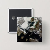 Meereis und Sedimente in Nunavut, Kanada Button (Vorne & Hinten)